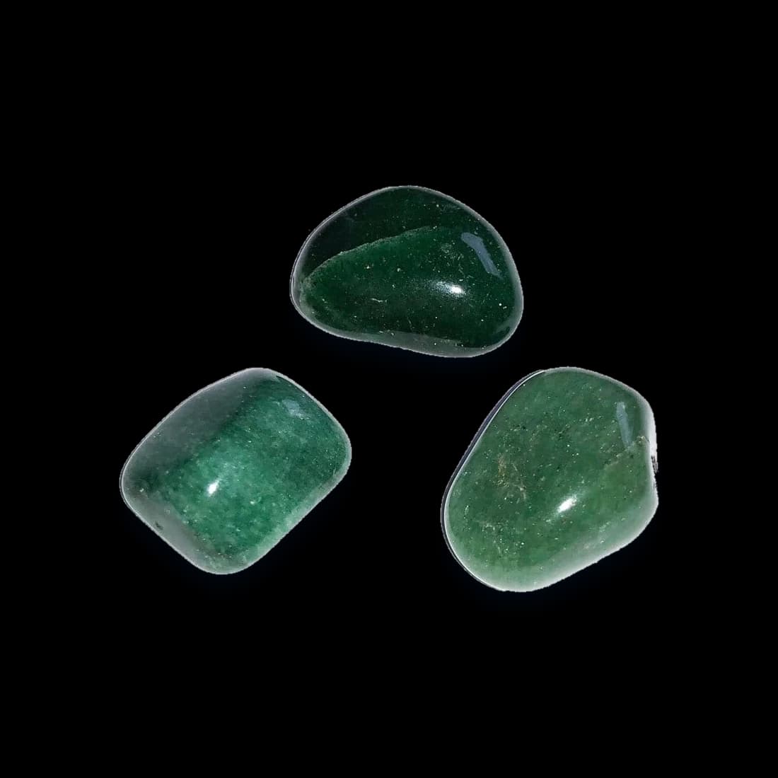 Pierre roulée d'aventurine verte