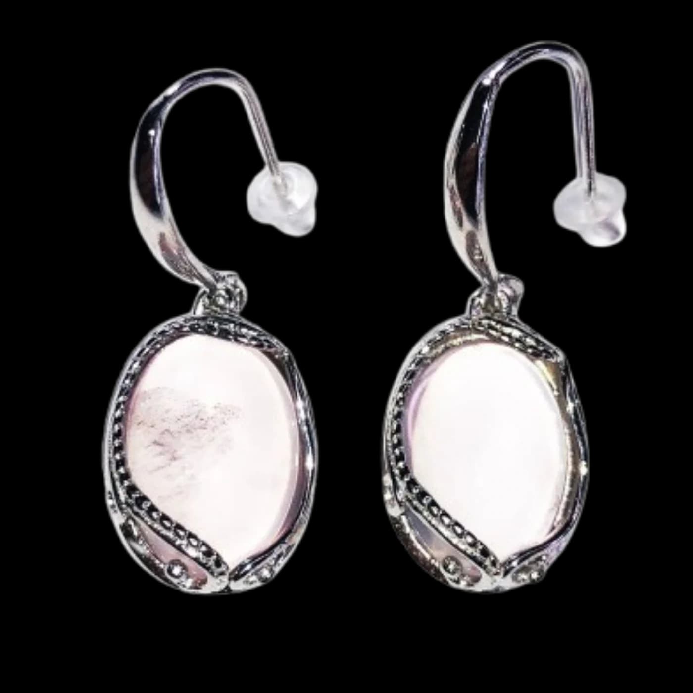 Boucles d’Oreilles Quartz Rose - Capucine