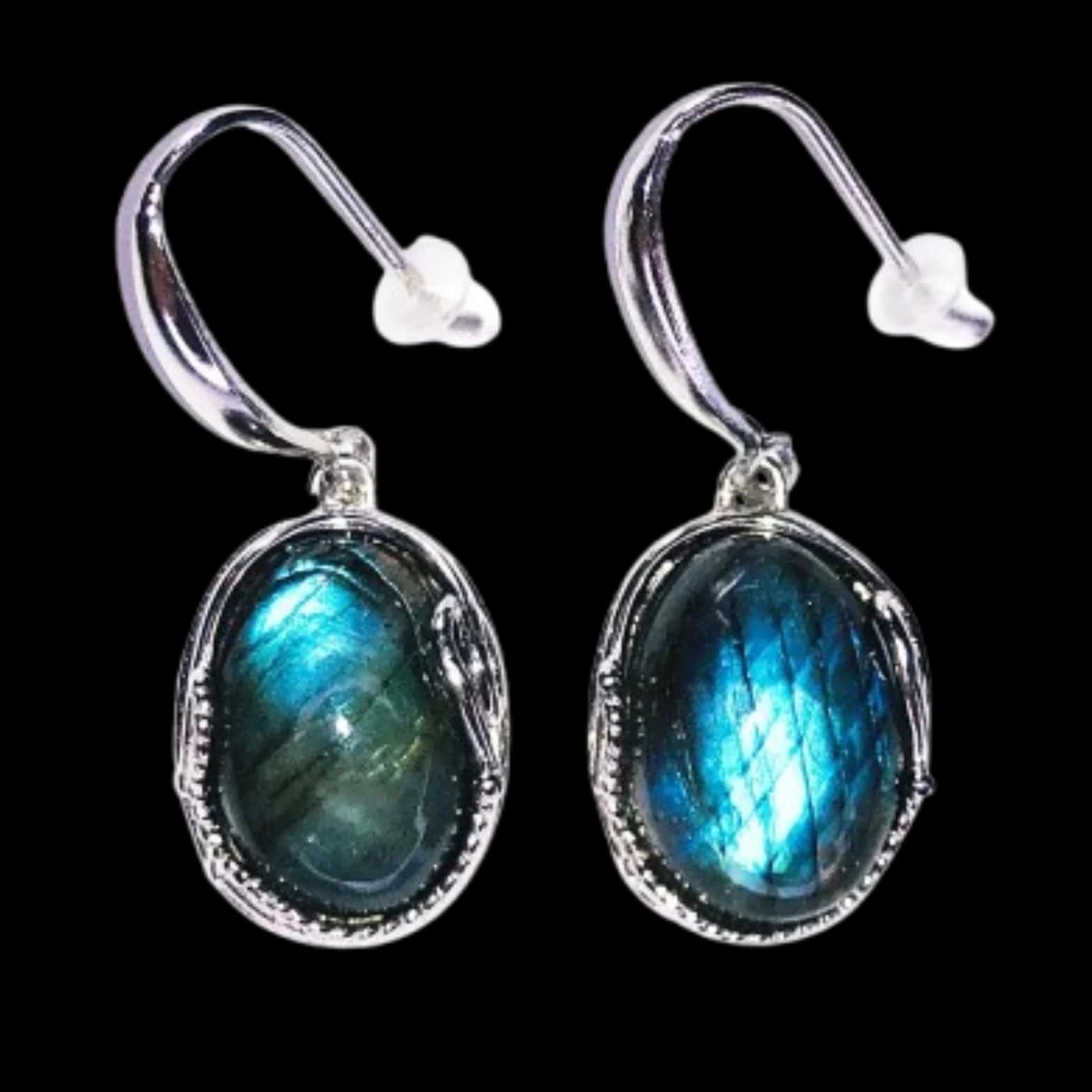 Boucles d’Oreilles Labradorite - Capucine